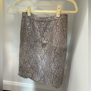 Grey sparkle pencil skirt